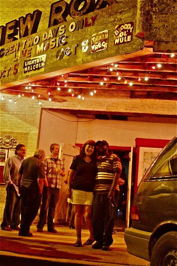 New Roxy in Clarksdale, a live music venue.