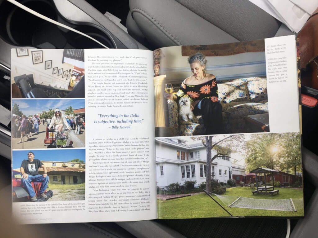 Legends Magazine features Delta Bohemian Tours and other businesses in Clarksdale
