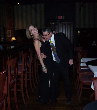 Madge & Billy cuttin' up at Madidi Restaurant