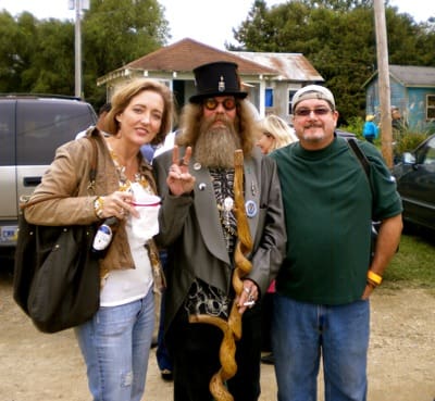 Group photo with unique beard style