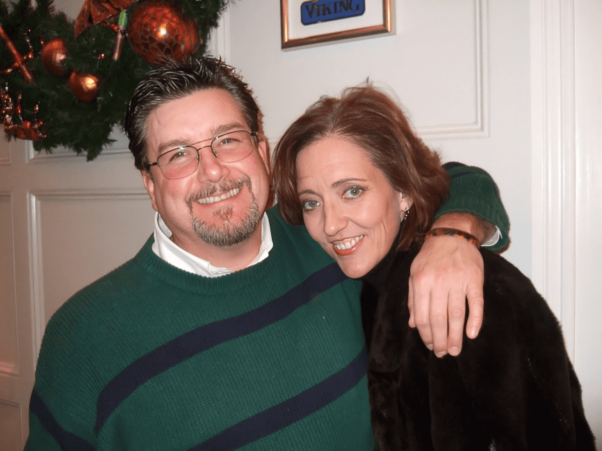 Friends enjoying a festive gathering