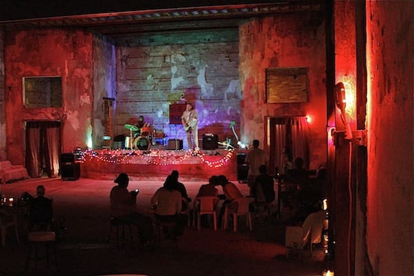 Audience watching live music performance