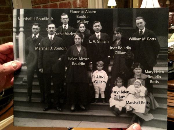 The Marshall Bouldin Family in Clarksdale, Mississippi identified
