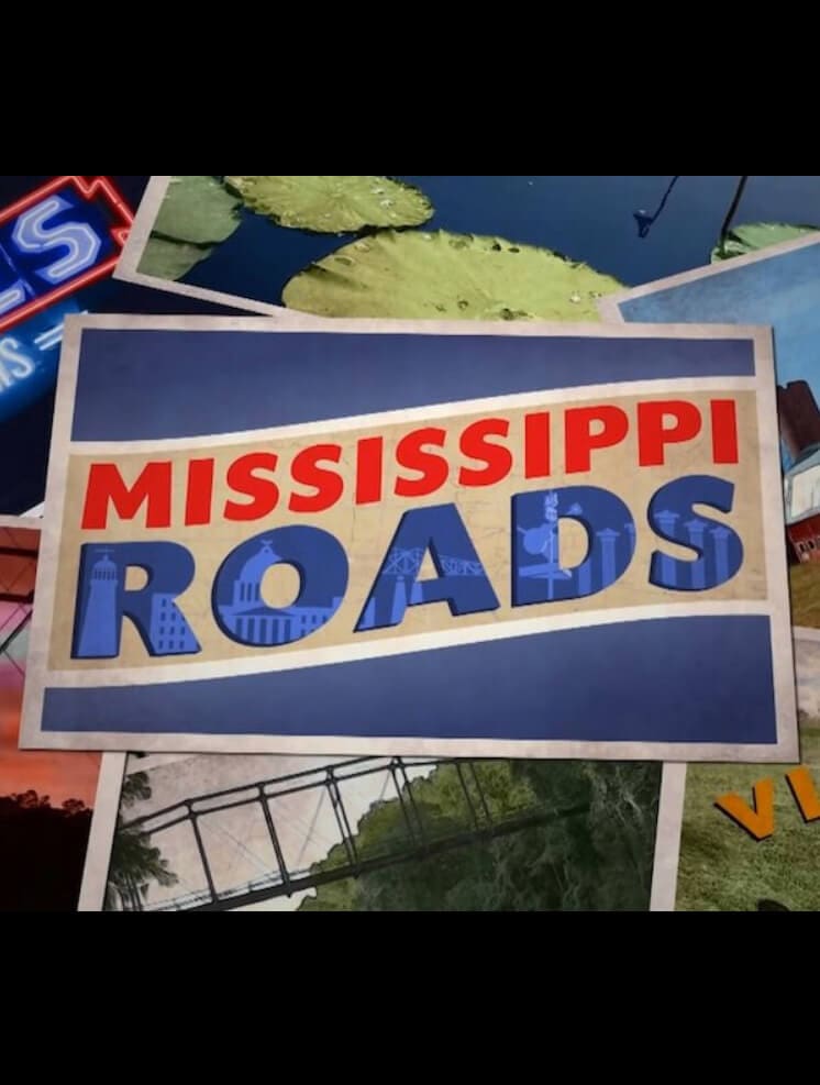 Mississippi Roads poster with landscape images