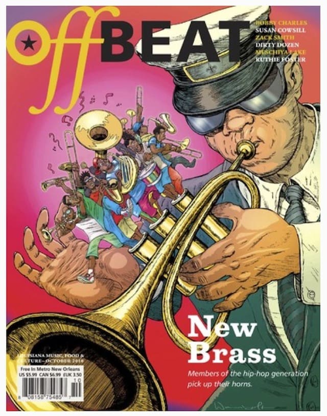 OFFBEAT MAGAZINE COVER by illustrator Nicki Wambolt of www.wambolt-illustration.com