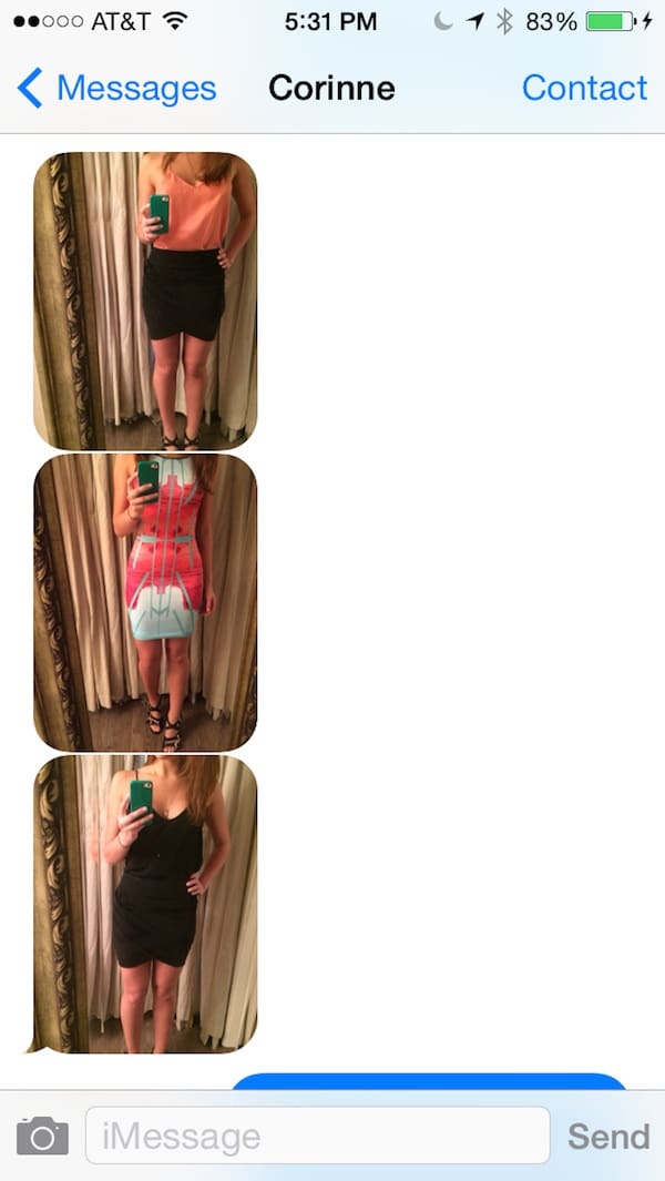 Outfits I considered wearing to the audition for Rickie Fowler Play 9 American Express® USGA television commercial. I wore the colorful dress!