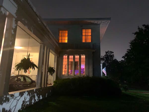 Outside the Clarksdale White House during a Home Concert Series