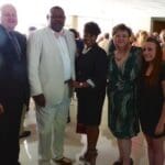 Group of people at a formal event.