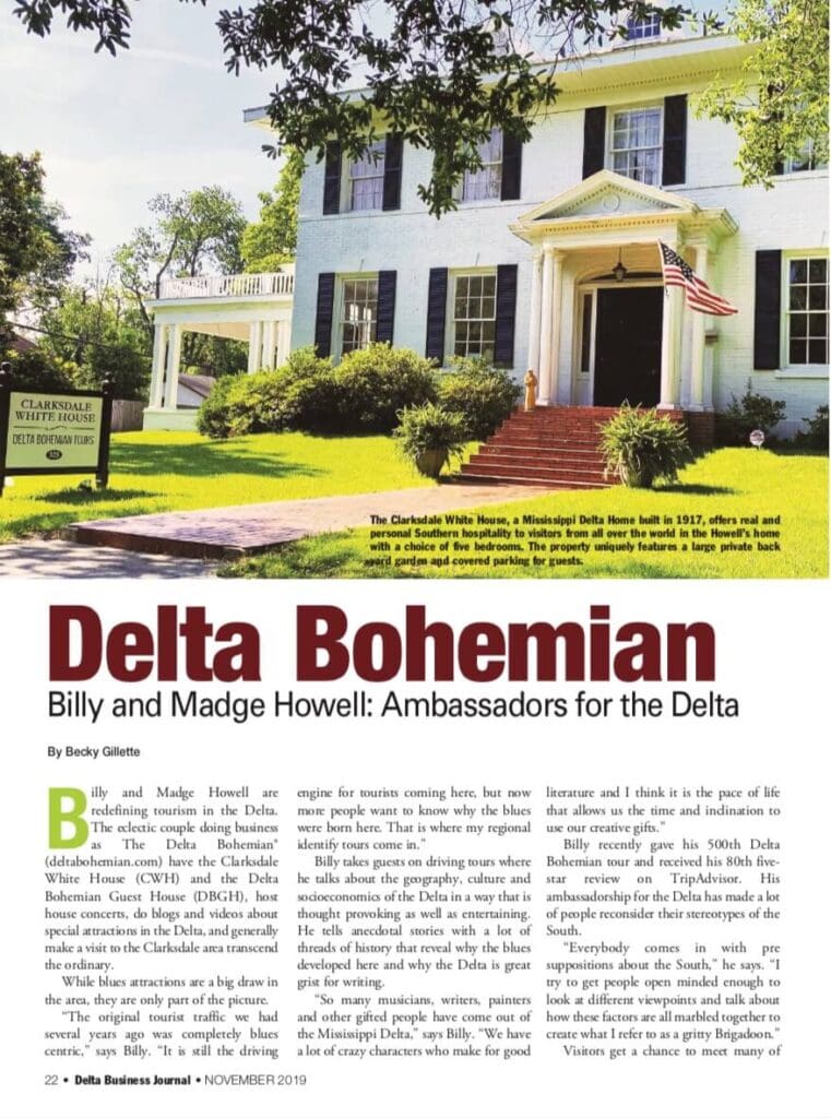 DBJ features Delta Bohemians Billy and Madge Howell