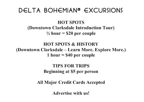 DELTA BOHEMIAN PEDICAB RATES