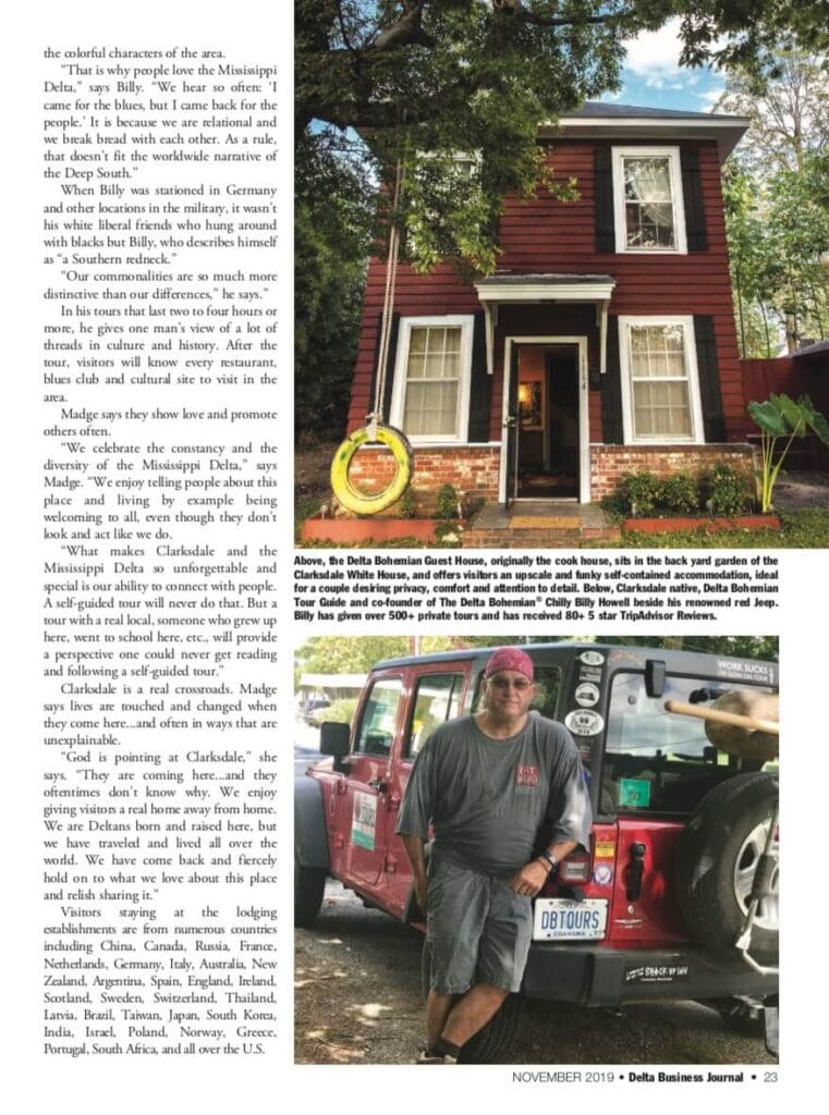 DBJ features Delta Bohemians Billy and Madge Howell