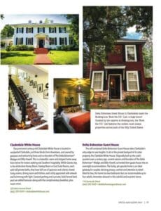 Delta Magazine Annual Tourism Issue 2019 - Cool Digs in Clarksdale