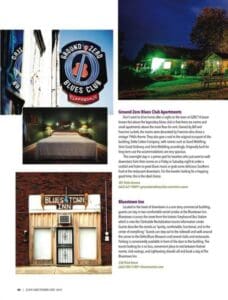 Delta Magazine Annual Tourism Issue 2019 - Cool Digs in Clarksdale