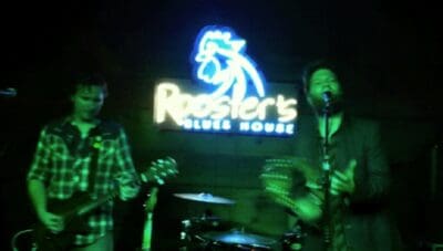 Live band performing at Rooster's Club House