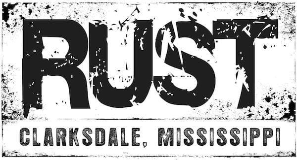 Rust logo, Clarksdale, Mississippi