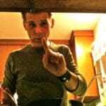 Fellow Delta Bohemian and artist/owner of Clown Town Randall Andrews. Photo by The DB