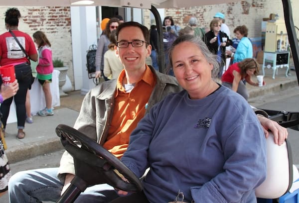 Roger Stolle and Nan Hughes - Juke Joint Festival co-founders. Photo by DB 2011