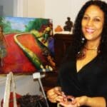 Artist Rosalind Wilcox. Photo by DB