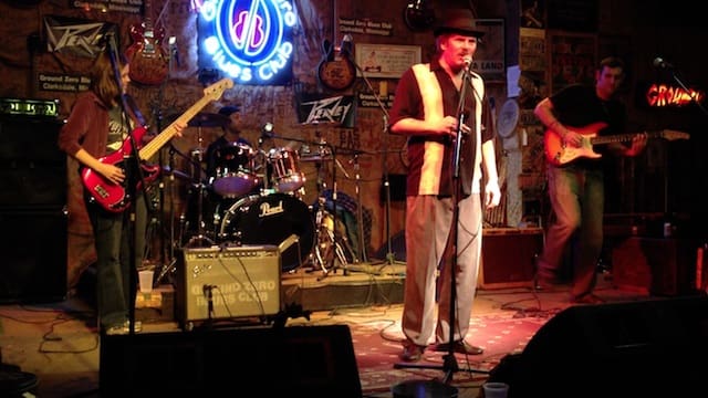 Live band performing on stage