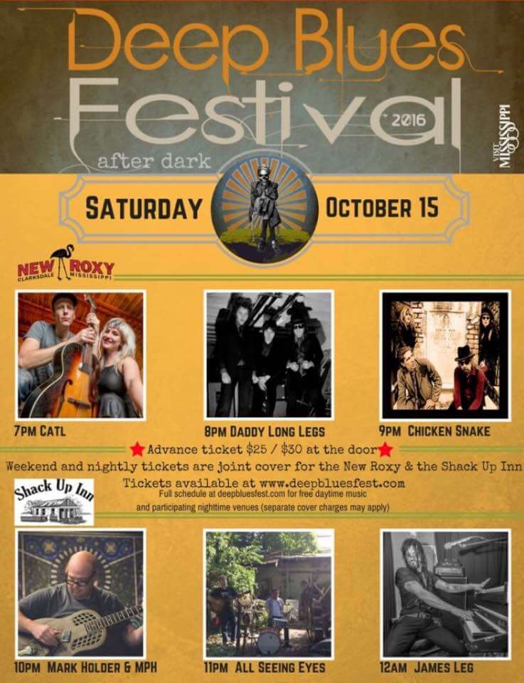 Deep Blues Festival in Clarksdale. MISSISSIPPI DELTA MUSIC CITY 