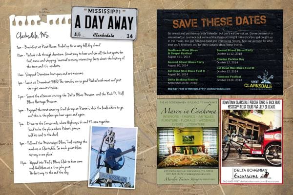 Desoto Magazine Features A Day Away in Clarksdale