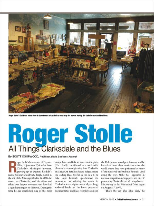 Delta Business Journal Roger Stolle All Things Clarksdale and the Blues