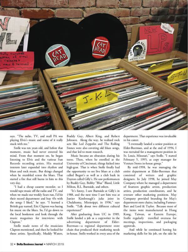 Delta Business Journal Roger Stolle All Things Clarksdale and the Blues
