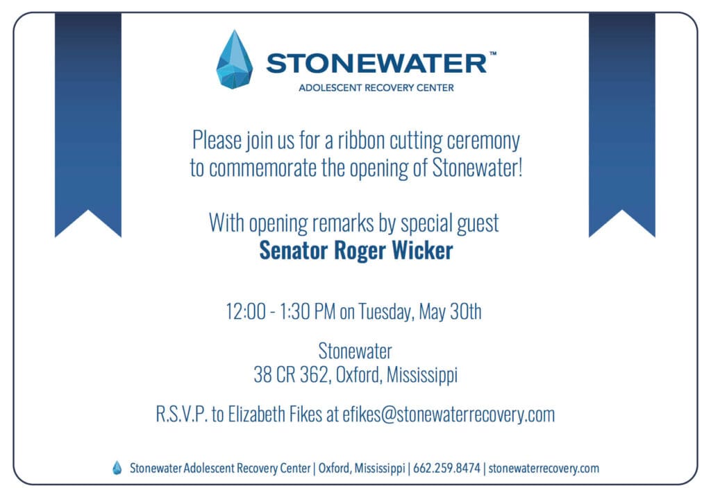 Roger Wicker to address adolescent addiction recovery