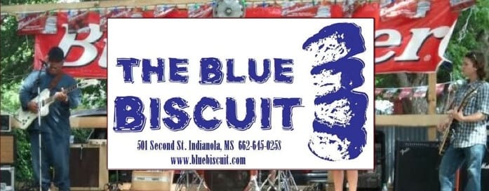 Live band performing at The Blue Biscuit