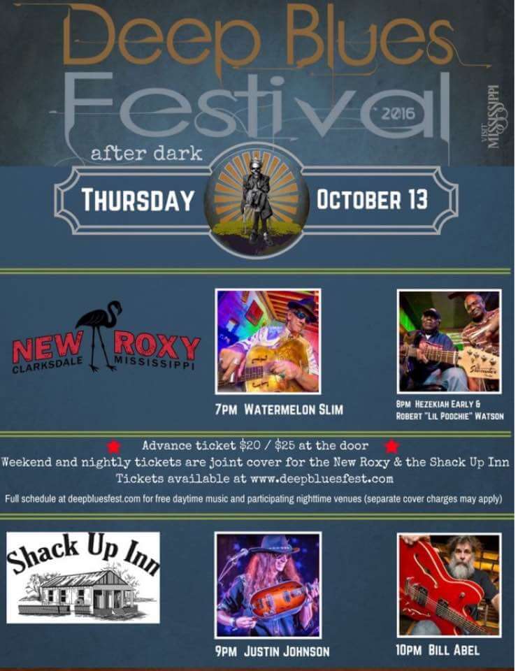 Deep Blues Festival in Clarksdale. MISSISSIPPI DELTA MUSIC CITY 