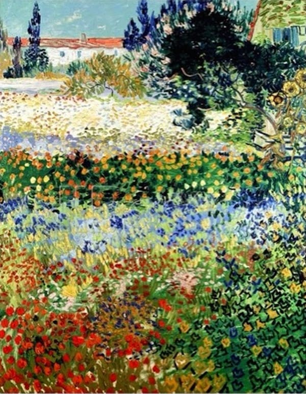 Van Gogh's Garden in Bloom. Arles, c 1888
