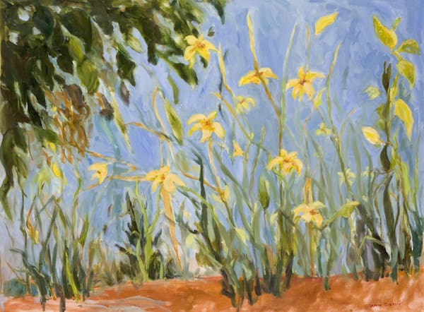 Lilies in the Woods by Sandra Simpson at Cassidy Bayou Gallery