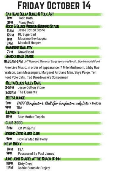 Deep Blues Fest in Clarksdale. MISSISSIPPI DELTA MUSIC CITY 