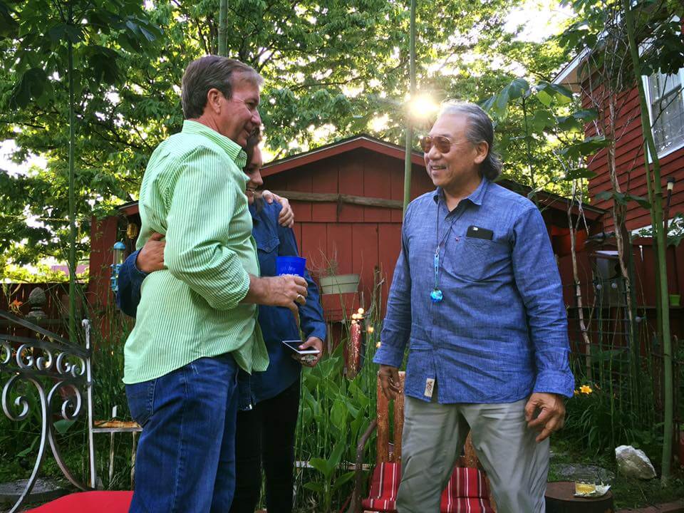Jaby Denton, Bethany Howell and Gordon Yamamoto at the Delta Bohemian Guest House in Clarksdale