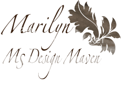 Floral design with dark background
