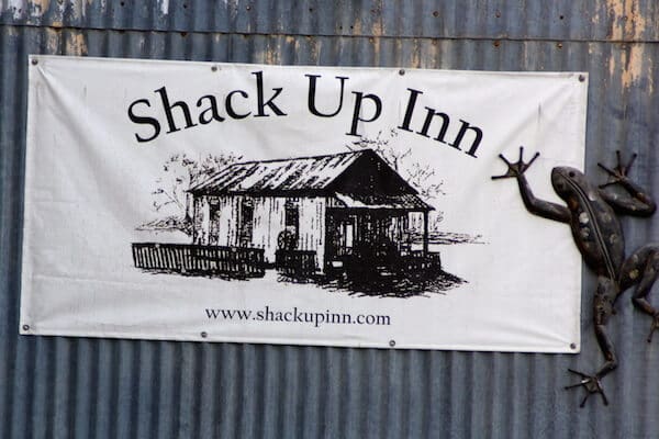 The Shack Up Inn in Clarksdale, Mississippi.