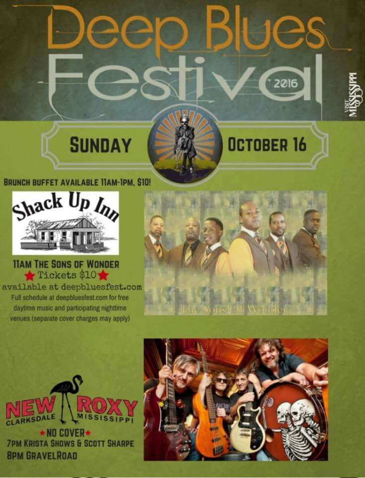 Deep Blues Festival in Clarksdale. MISSISSIPPI DELTA MUSIC CITY 