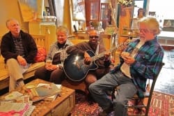 Visitors to Delta Bohemian Gift Shop in Clarksdale