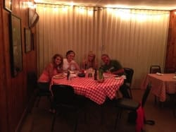 Guests dining at Kathryn's on Moon Lake
