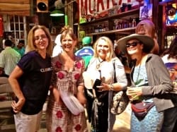 Friends enjoying a night out