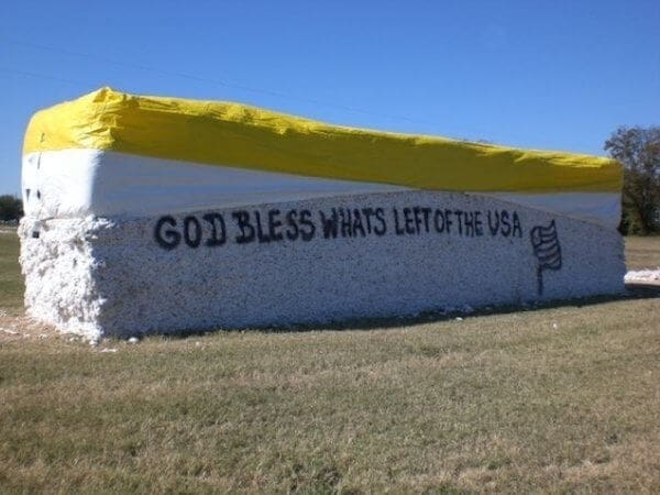 Mississippi Delta Cotton Module Message - by Jaby Denton