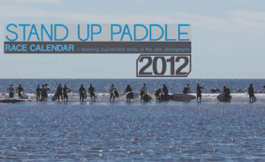 2012 stand up paddle race calendar cover