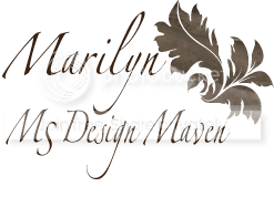 Decorative leaf design with text overlay