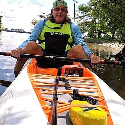 Outdoor kayaking adventure in nature